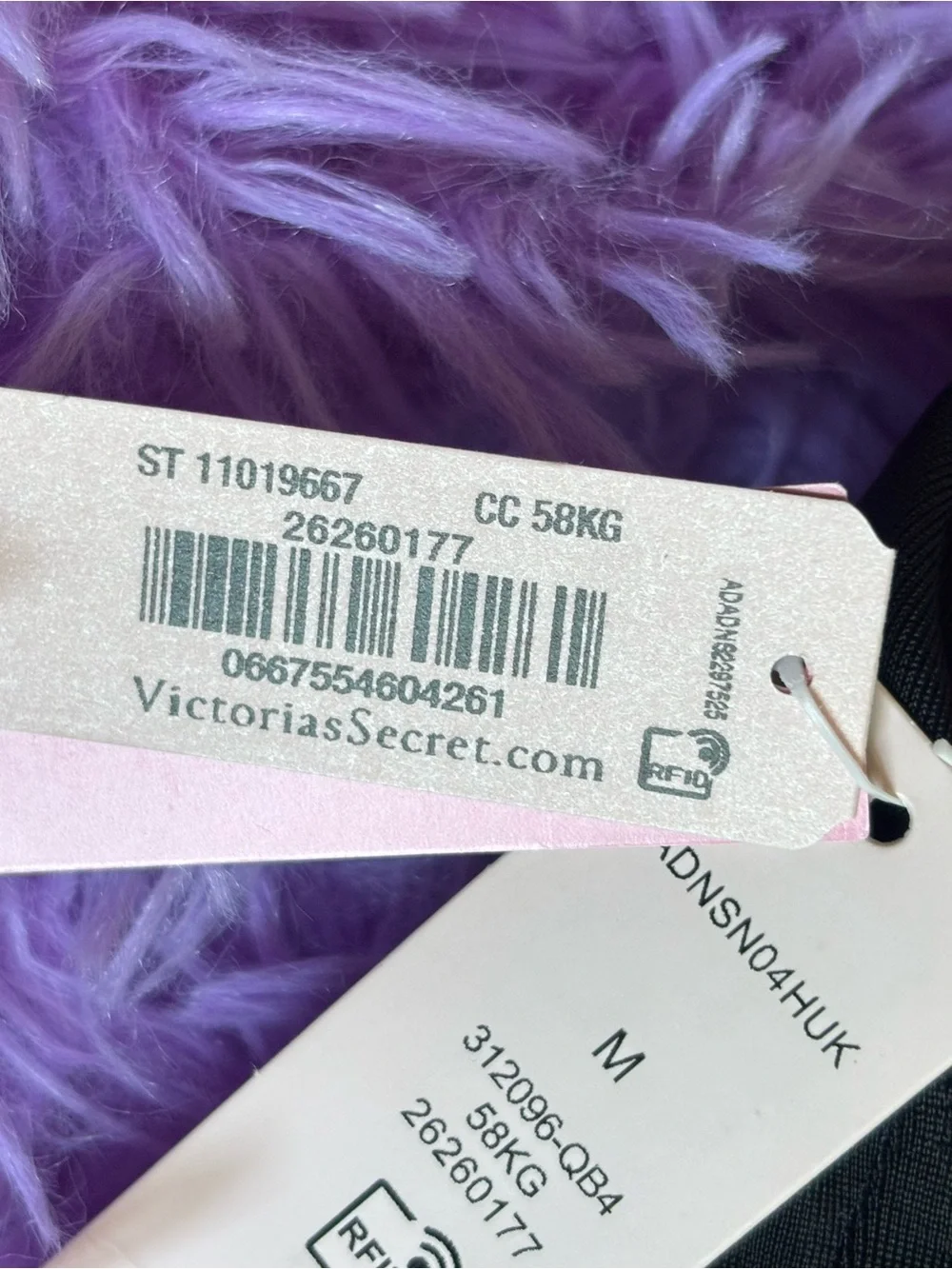 Victoria's Secret Black One-Piece Swim with Front Lattice Detail